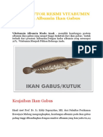 Distributor Resmi Vitabumin Madu Albumin Ikan Gabus