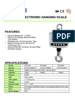 DR Series Electronic Hanging Scale: Features