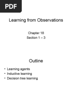 Learning From Observations: Section 1 - 3