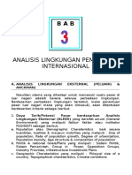 Analisis Lingkungan Pemasaran Internasional