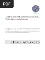 Step-By-Step HTML Tutorial - Advanced