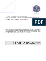 Step-By-Step HTML Tutorial - Advanced