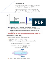 Spreading Factor or Processing Gain