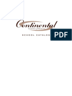 Continental School Catalog