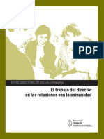 El Trabajo Del Director en Las Relaciones Con La Comunidad