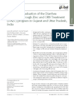 An External Evaluation of the Diarrhea Alleviation Through Zinc and ORS Treatment Program in Gujarat and Uttar Pradesh