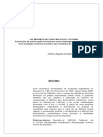 DO DECRETO-LEI 7.661/1945 À LEI 11.101/2005, O Princípio de Preservação Da Empresa Como Inspiração Da Lei de Falência - Uma Avaliação Histórico-Evolutiva Dos Institutos Do Direito Falimentar