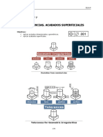 Tolerancias, Acabados de Superficies.