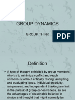 Group Dynamics Group Think)