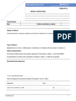 Form IPI 18 Defect Notification