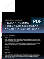 Risalah Agenda Persoalan Kita Dalam Kacamata Sistem Islam