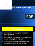 Diet Untuk Osteoporosis
