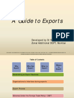 Guide to Exports