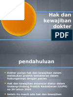 Hak Dan Kewajiban Dokter