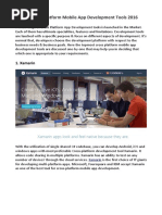 Download Top Cross Platform Mobile App Development Tools 2016 by iMOBDEV Technologies SN302862586 doc pdf
