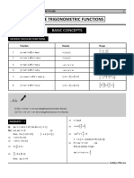 Inverse Trigonometric Functions 1 - 30