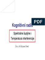 Spektralne Supljine I Temperatura Interferencije