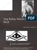 Ang Buhay Mason Ni Rizal