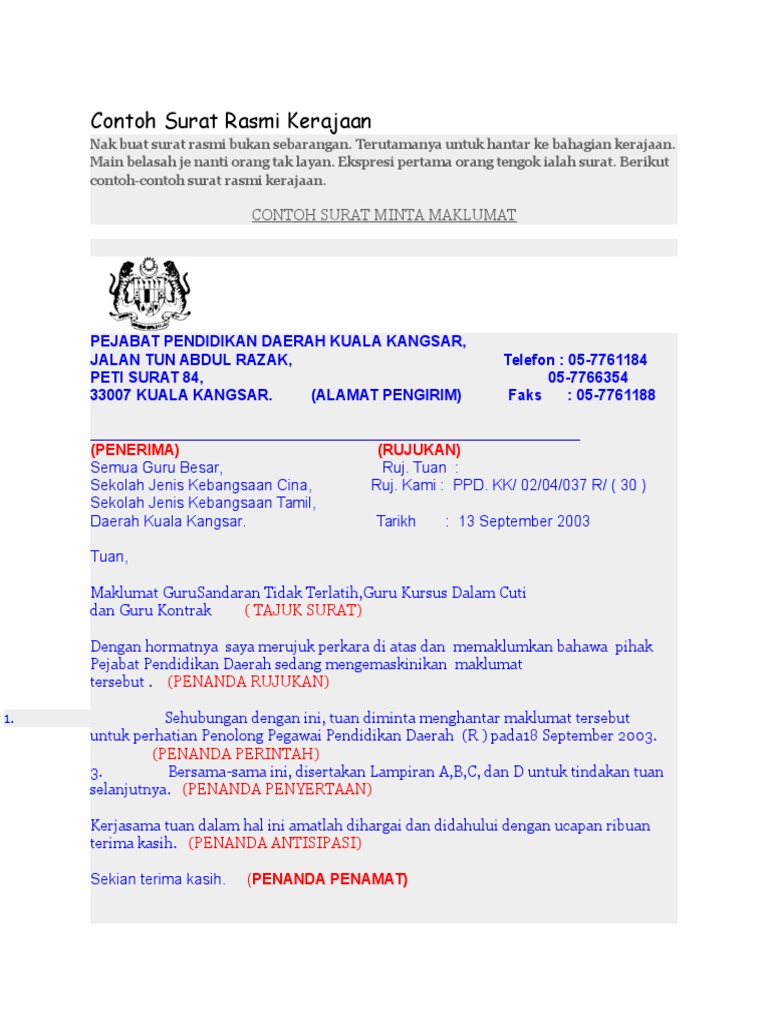 Surat Kiriman Tidak Rasmi Pmr Kepada Sahabat - Ternyata 