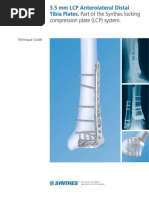 3.5 Mm LCP Anterolateral Distal de Tibia