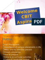 Welcome Cbit Aspirants