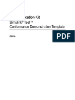 IEC Certification Kit: Simulink Test ™ Conformance Demonstration Template