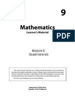 Grade 9 Math Module5 Quadrilaterals