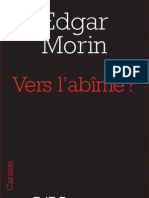 Vers L'abîme ?, D'edgar Morin