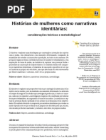 Histórias de Mulheres Como Narrativas Identitárias