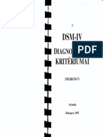 A DSM-IV Diagnosztikai Kriteriumai Zsebkönyv