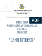 Kertas Kerja Bulan Kemerdekaan 2012