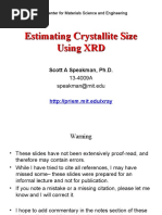 Download Crystal Size Analysis by aliazab SN30289805 doc pdf