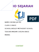 Folio Sejarah: Content