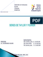 Series de Fourier y Taylor