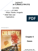 Chapter 5 (Read p.194-213) : Pressure and Units - Simple Gas Laws - Ideal Gas Law