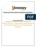 6640 06102014 Summary Performance Measurement and Control Systems For Implementing Strategy