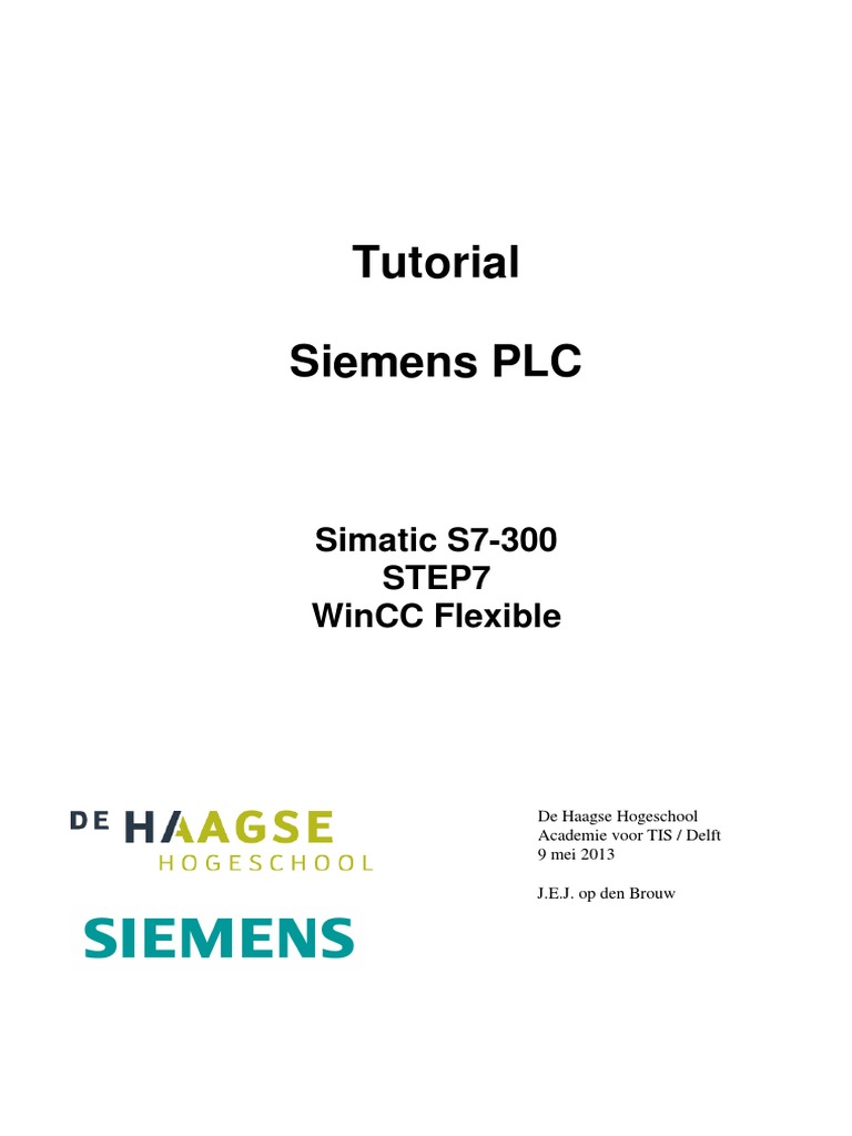 Tutorial Siemens PLC | PDF