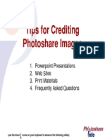 How To Credit Photos