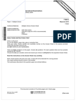 Cambridge International Examinations Cambridge Ordinary Level