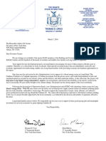 Sen. Croci letter on  Long Island's Caithness II power plant project. 