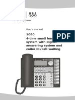 AT&T 1080 Phone Manual