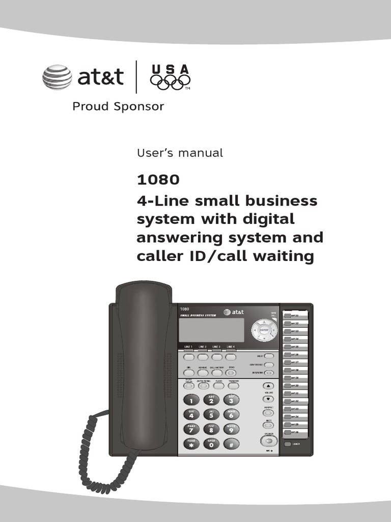 At&t Phone Owners Manual