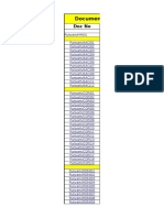 NABH Standard Document Matrix D125