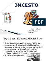 Presentación de Baloncesto