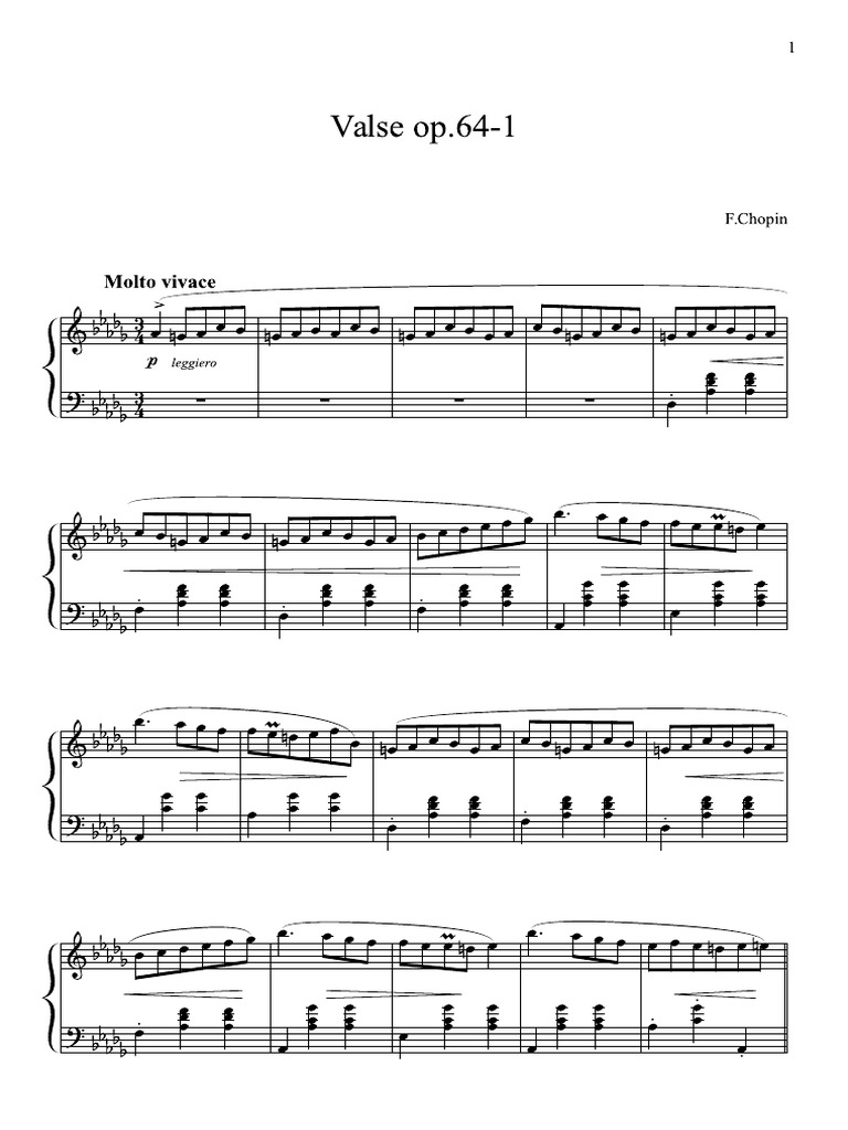 Chopin - Spring Waltz | PDF