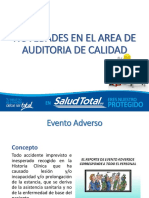 Novedades en El Area de Auditoria de Calidad