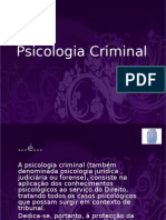 Trabalho sobre Psicologia Criminal