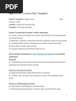 Download ASCA Lesson Plan Personal Social by Nicole Stahl SN302970964 doc pdf