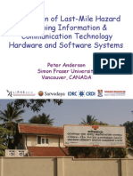 Evaluation of Last-Mile Hazard Warning Information & Communication Technology Hardware and Software Systems