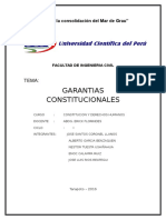 GARANTIAS CONSTITUCIONALES
